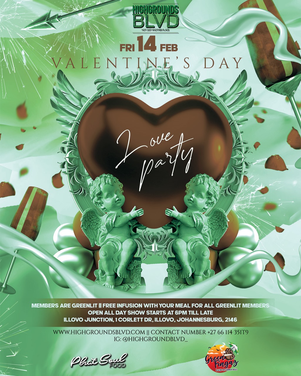 Valentine's Day Love Party - Past Cannabis Event at Highgrounds BLVD